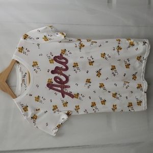 Aero Aeropostale Floral Graphic Tee NWT